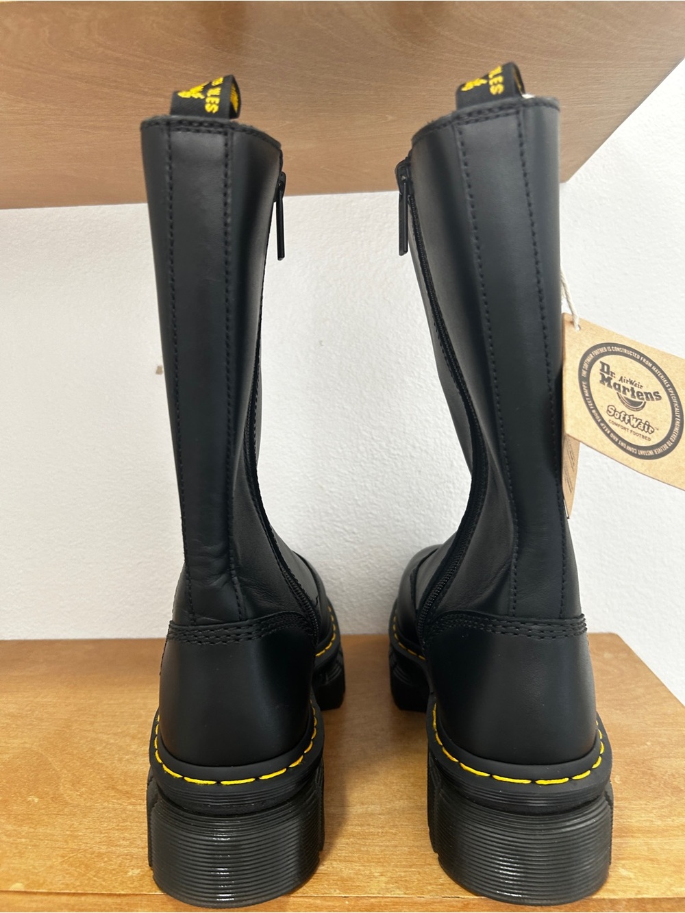 Dr. Martens Women's Audrick Chelsea Platform Tall Chelsea Boot 10 - Picture 4 of 10